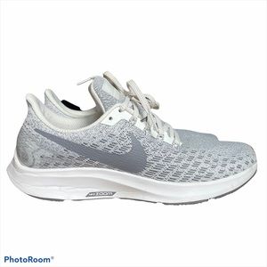 Nike Zoom Pegasus 35 Tennis Shoes Sneakers Gray White size 8